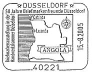 Sonderstempel Angola-Ausstellung 2005